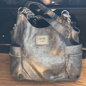Silver Nicole Miller Purse